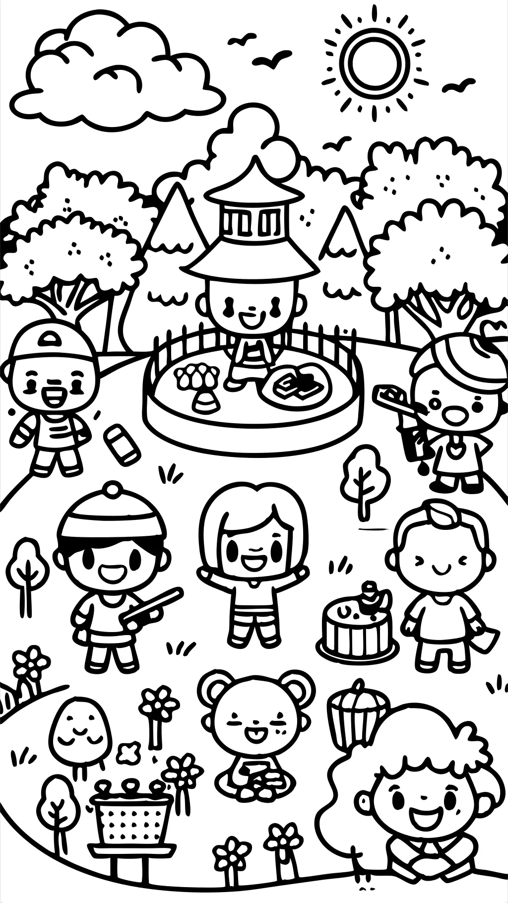 coloring pages community